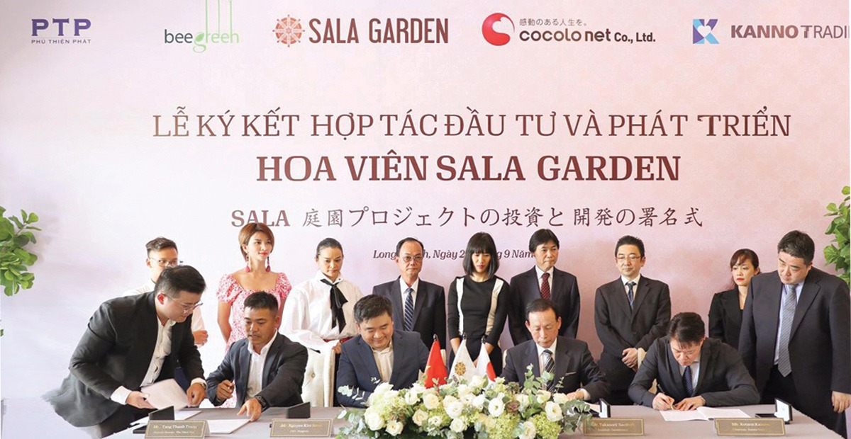 Lễ ký kết hợp tác đầu tư và phát triển hoa viên sinh thái Sala Garden